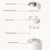 Portable Baby Bottle Warmer for Travel, Cordless USB Rechargeable, 55°C, 300 mL view 2