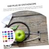 Stethoscope Earpieces, 10 Pairs PVC Replacement Eartips for Clinics view 3