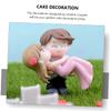 Vinyl Couple Cake Topper for Christmas Parties and Wedding Cakes view 2