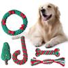 Yzdysg 5-Piece Christmas Dog Chew Rope Toy Set for Puppies view 2