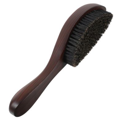 Christmas Party Wooden Comb, Natural Bristles, Wavy Shape, Women's