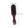 Christmas Party Wooden Comb, Natural Bristles, Wavy Shape, Women's view 2