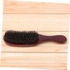 Christmas Party Wooden Comb, Natural Bristles, Wavy Shape, Women's view 4