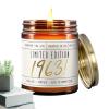 Happy Birthday Soy Scented Candle, 9 oz, Autumn Candle in Glass Jar view 1