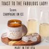 Happy Birthday Soy Scented Candle, 9 oz, Autumn Candle in Glass Jar view 2