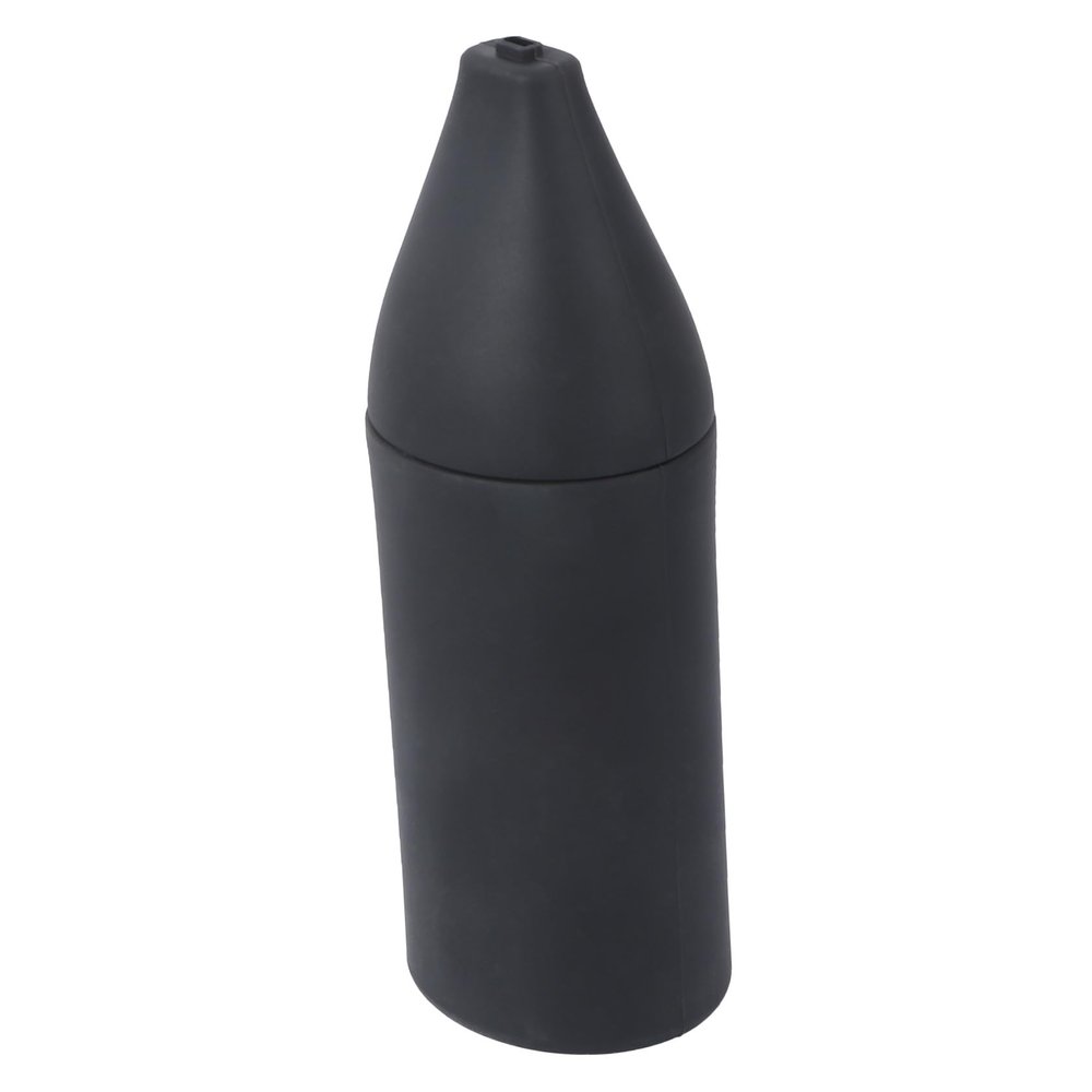 PAMINGONO Black Silicone Travel Bottle with Squeeze Dispenser, Refillable