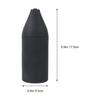 PAMINGONO Black Silicone Travel Bottle with Squeeze Dispenser, Refillable view 2