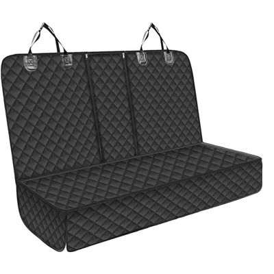 PGYREUGQ Car Pet Mat for Vauxhall Adam 2012–2019, Waterproof Scratch-Resistant Rear Seat Cover, Black