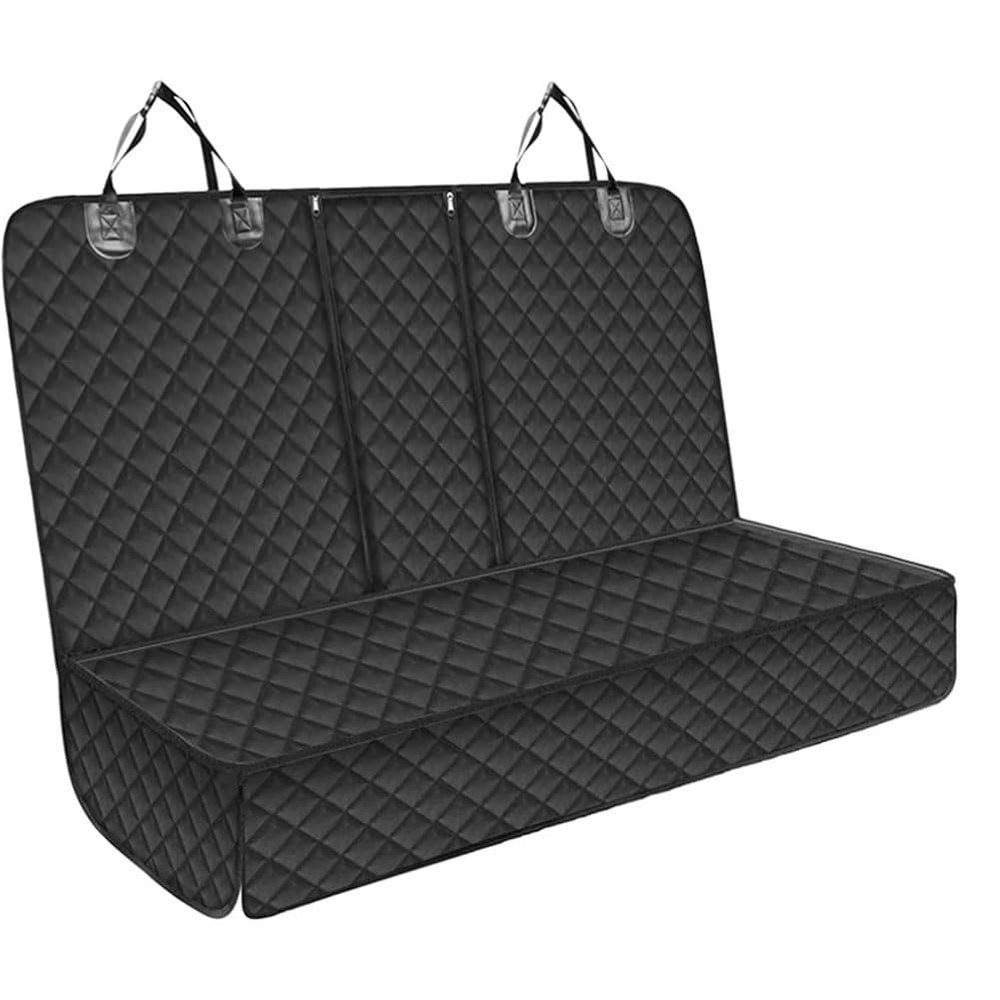 PGYREUGQ Car Pet Mat for Vauxhall Adam 2012–2019, Waterproof Scratch-Resistant Rear Seat Cover, Black