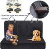 PGYREUGQ Car Pet Mat for Vauxhall Adam 2012–2019, Waterproof Scratch-Resistant Rear Seat Cover, Black view 4