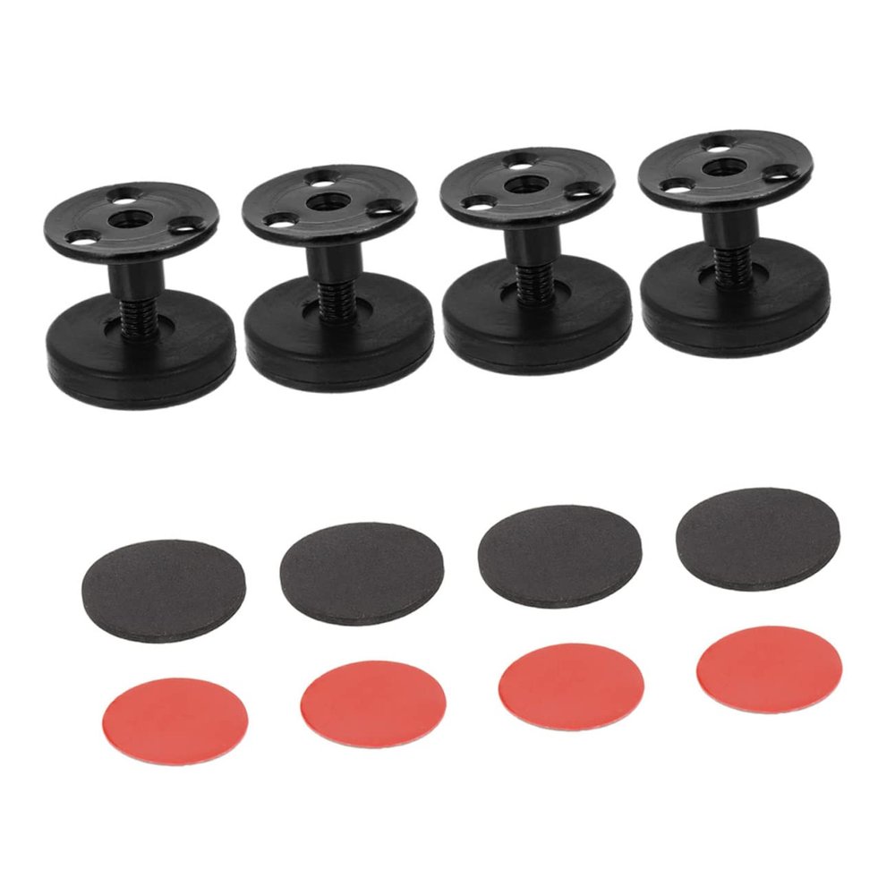Adjustable Bed Headboard Stabilizer, 3040 mm, 1 Set, Black