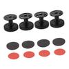 Adjustable Bed Headboard Stabilizer, 3040 mm, 1 Set, Black view 1