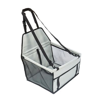 JSYDMA Extra-Sturdy Dog Car Seat for Toyota Proace City, Small Dogs, Storage Pockets, Reinforced Walls, E-Light Gray