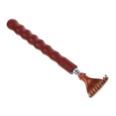 KOMBIUDA 2-Piece Portable Back Scratcher with Telescoping Handle, for Home and Travel