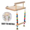 Happyyami Natural Wood Perch for Birds view 3