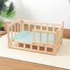 XZZHSM Cat Bed, Elevated Kennel Bed with Guardrail and Solid Wood Board, Non-Slip Indoor Dog House, Waterproof and Easy to Clean, Small/Medium/Large Dog Cot view 1