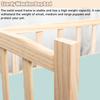 XZZHSM Cat Bed, Elevated Kennel Bed with Guardrail and Solid Wood Board, Non-Slip Indoor Dog House, Waterproof and Easy to Clean, Small/Medium/Large Dog Cot view 2