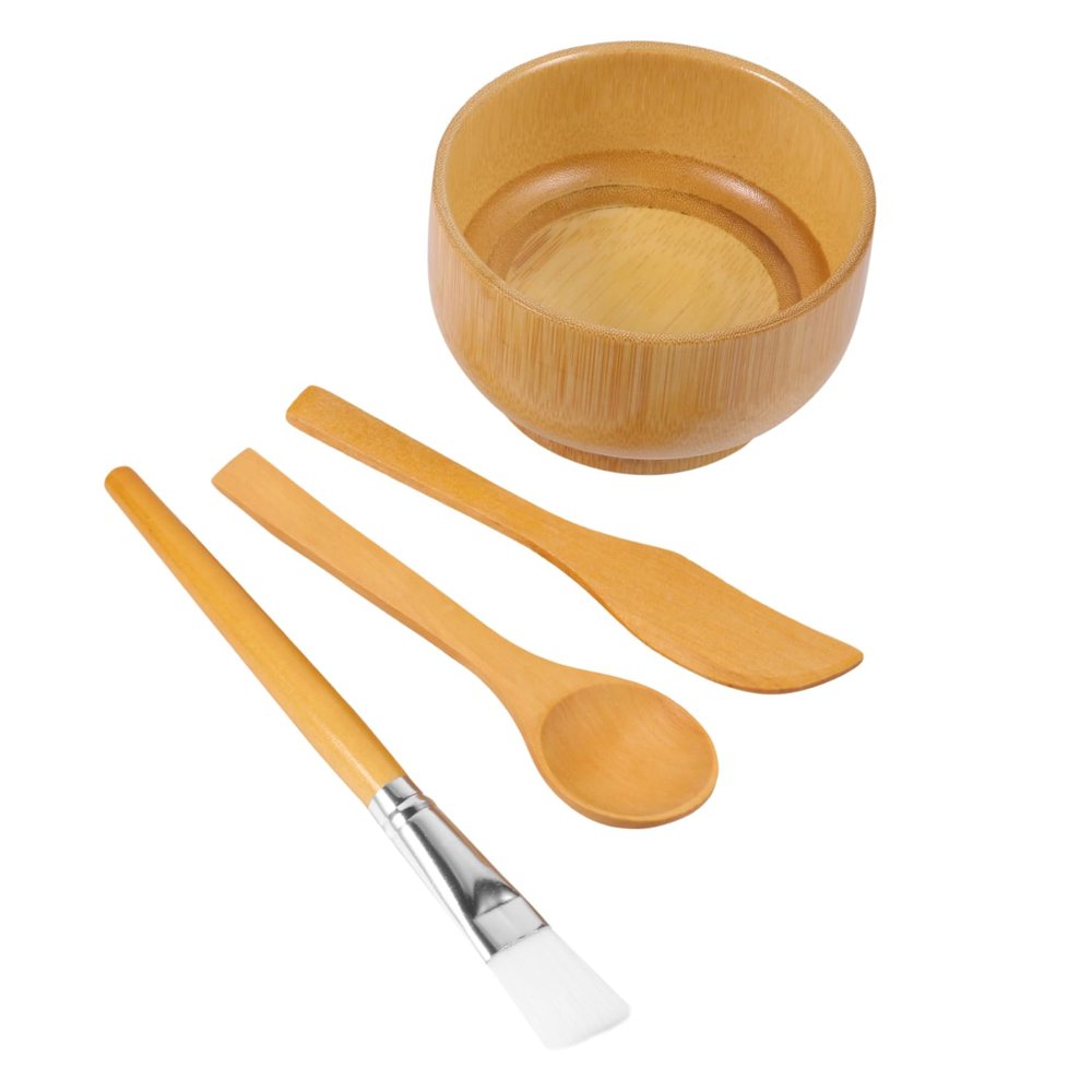 Baluue Bamboo DIY Facial Mask Mixing Set, 4-Piece