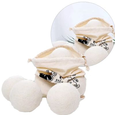 Reusable Wool Dryer Balls, 6-Pack