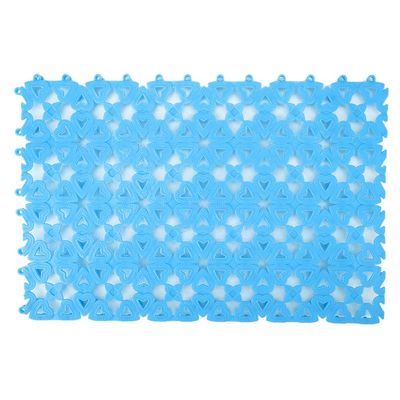 plplaaoo Pet Mat, Easy to Clean, Anti-Slip Design, for Pet Cages, Bathroom, Floor, Green (Blue)