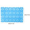 plplaaoo Pet Mat, Easy to Clean, Anti-Slip Design, for Pet Cages, Bathroom, Floor, Green (Blue) view 4