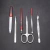 9-Piece Nail Clipper and Manicure Set with Leather Travel Case view 2