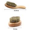 2-Pack Beard Brushes for Men with Wooden Handles and Bristles view 2