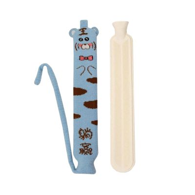 Winter Hot Water Bottle, 2 L, Long Hot Water Bag with Soft Cover