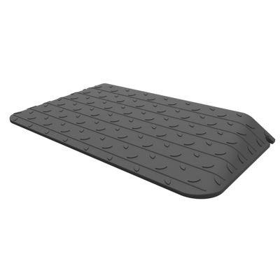 Vilnow Black Rubber Curb Ramp, 90 x 46 x 7.5 cm