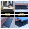 Vilnow Black Rubber Curb Ramp, 90 x 46 x 7.5 cm view 2
