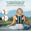 Rakiie Posture Corrector for Men and Women, Back Support Brace, Black, Size S: 75–90 cm view 2