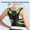 Rakiie Posture Corrector for Men and Women, Back Support Brace, Black, Size S: 75–90 cm view 3
