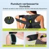 Rakiie Posture Corrector for Men and Women, Back Support Brace, Black, Size S: 75–90 cm view 4