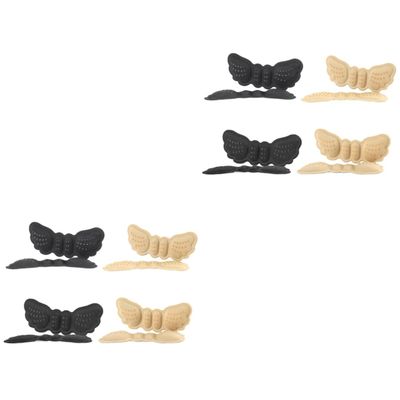 Baluue 8-Pair Self-Adhesive Heel Pads, Anti-Slip Gel Cushions for High Heels, Thin and Comfortable