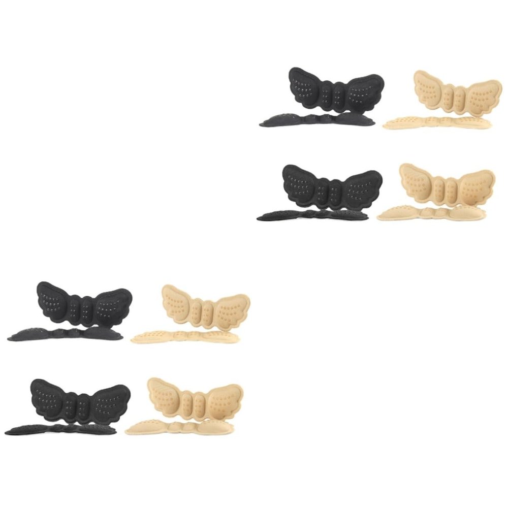 Baluue 8-Pair Self-Adhesive Heel Pads, Anti-Slip Gel Cushions for High Heels, Thin and Comfortable