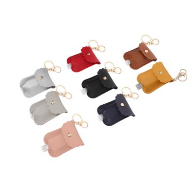 Baluue 8-Pack Refillable Hand Bottles with Twist Caps and Key Ring Holders