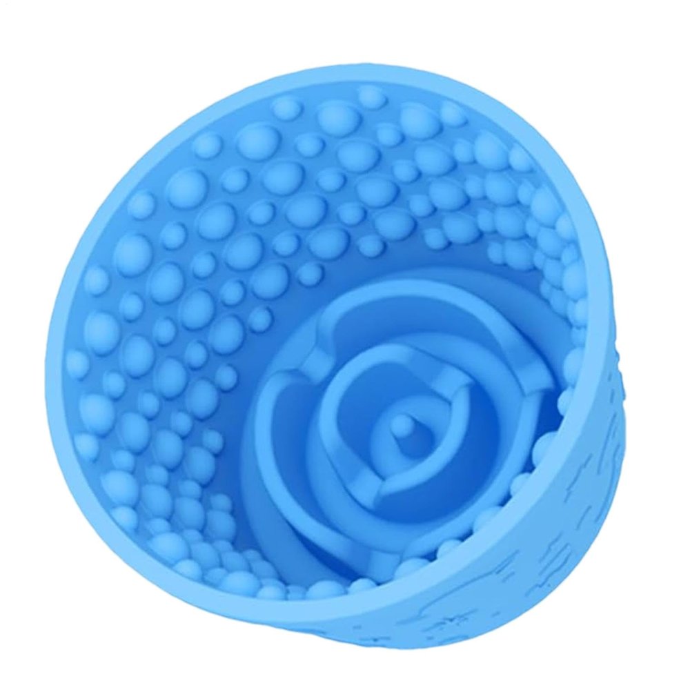 Slow Feeder Dog Bowl, Soft Silicone