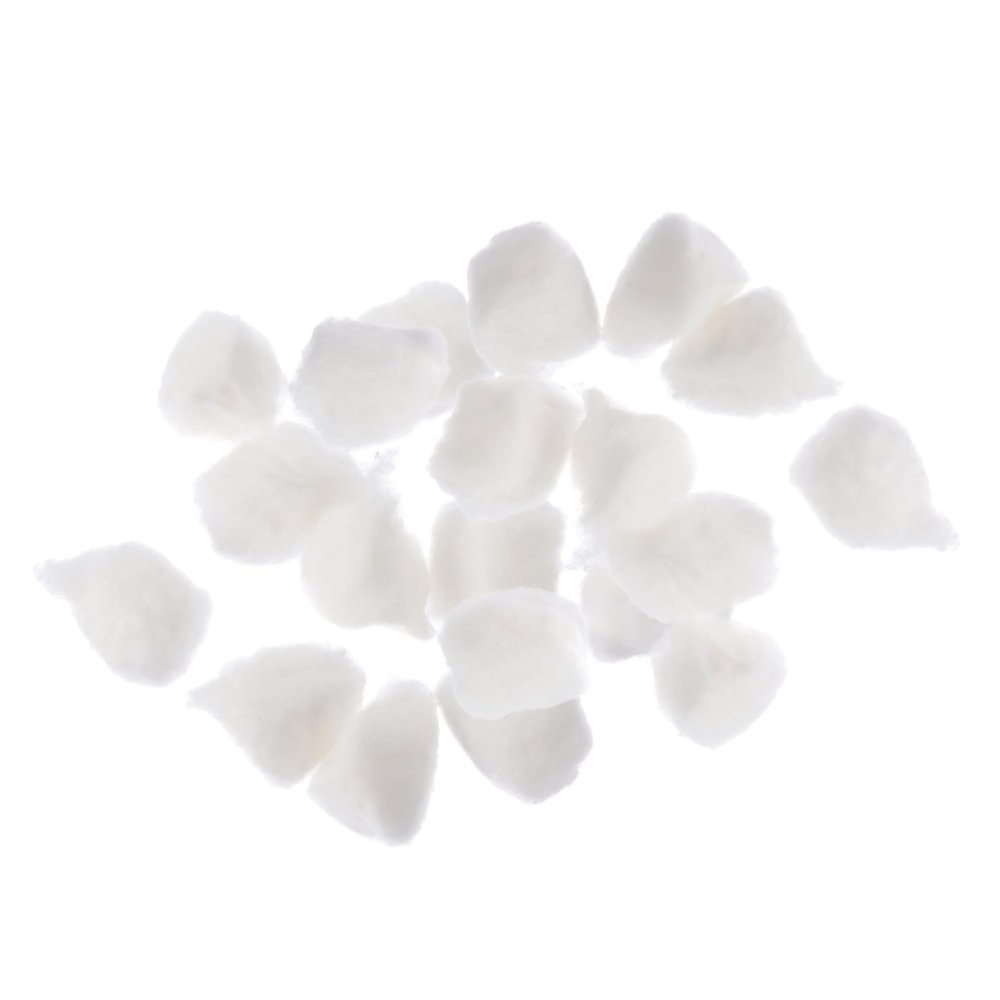 Baluue 12 Bags of White Cotton Balls for Cosmetics and First Aid, Gentle on Skin, for Home and Salon Use