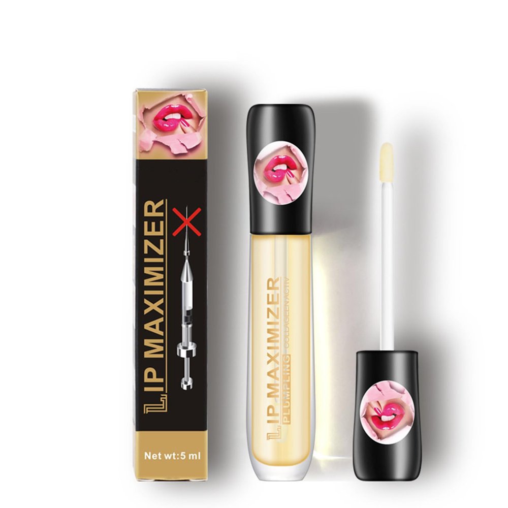Rostblant 5 ml Natural Lip Plumper, Lip Care Balm for Fuller Lips, Clear Lip Gloss