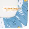 Odot Fitted Sheet for Baby Beds, Fruit Pattern, Microfiber Bassinet and Crib Mattress Cover, Yellow Lemon, 140 x 70 cm view 4