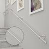Adjustable Handrail Support Set for Seniors, Outdoor Stair Safety Rail, 1–3 m, 200 kg Capacity view 4