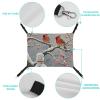 JTKLQBN Winter Hanging Pet Hammock, Plum Blossom Print, 42 view 3