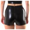 TUNAYI Black Latex Boxer Shorts, High-Waist Rubber Underwear, Brown, Men's XL view 2