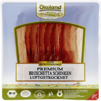 Premium Air-Dried Bruschetta Ham, 12 x 70 g