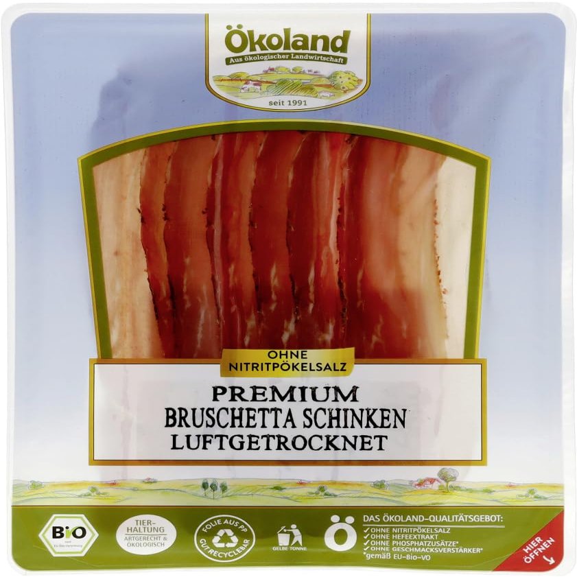 Premium Air-Dried Bruschetta Ham, 12 x 70 g