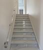 Transparent Acrylic Indoor Stair Railing with Silver Brackets, Available in 6.4–6.8 m Lengths view 1