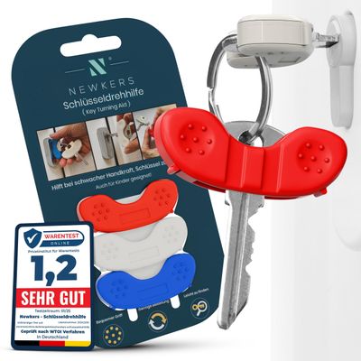 Key Turning Aid for Seniors, Children & Dogs, 3-Piece Set