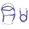 Fockety Horse Bridle, Adjustable Nylon Headstall with Reins, Small view 1