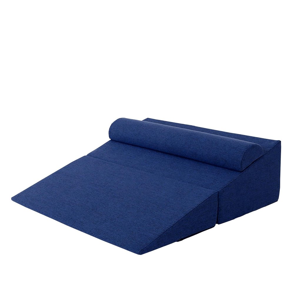 Foldable Triangular Bed Wedge Pillow with Removable Washable Cover