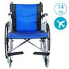 PNAJFUEL Foldable Carbon Steel Manual Wheelchair, Lightweight and Comfortable view 3